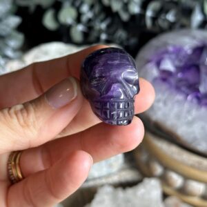 High Quality Amethyst Skull