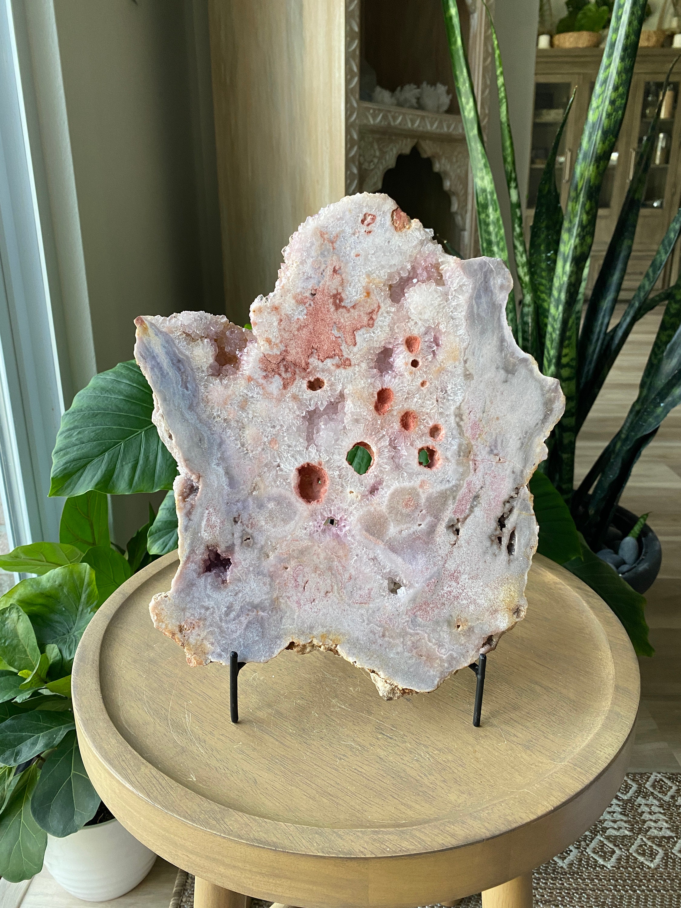 Huge Pink Amethyst Slab Huge Pink Amethyst Slab