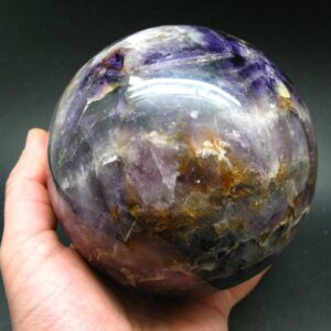 Rare Auralite Super 23 Large Sphere Ball Amethyst From Canada - 4.9" - 2530 Grams
