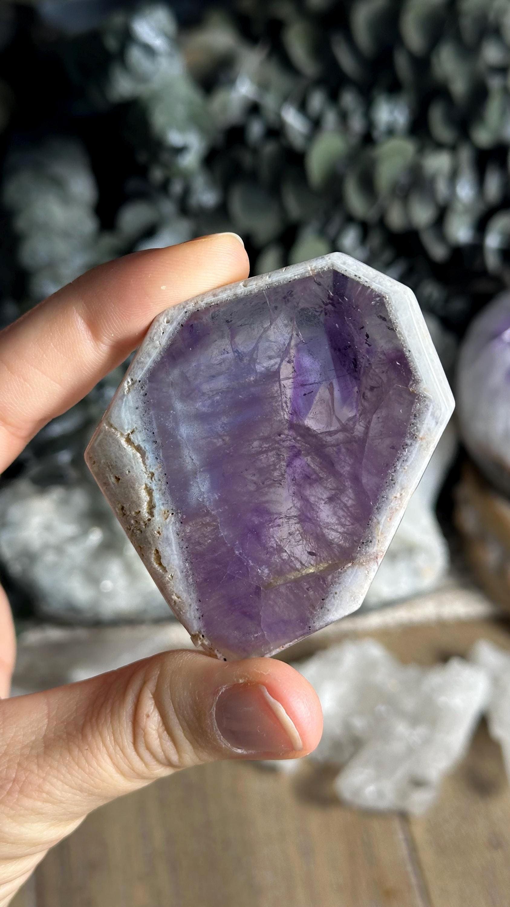 Trapiche Amethyst Slab