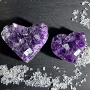 Uruguay Amethyst Druzy Heart – Aaa Quality Crystal