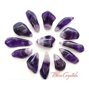 Amethyst Dogtooth Mini Tumbled Stones 2 Pack #ad03
