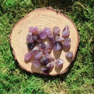 Auralite Amethyst Base Tumbled And Polished