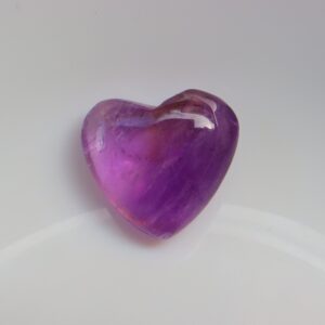 Beautiful Amethyst Heart, Amethyst Gemstone, Amethyst Heart Stone, Amethyst Worry Stone, Amethyst Tumbled Stone, Amethyst Palmstone.