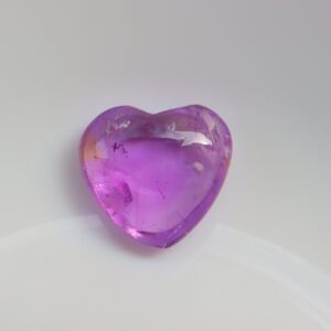 Beautiful Amethyst Heart, Amethyst Gemstone, Amethyst Heart Stone, Amethyst Worry Stone, Amethyst Tumbled Stone, Amethyst Palmstone.