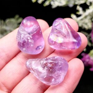 Brazilian Amethyst Crystal - Tumbled Amethyst Stones - Polished Amethyst