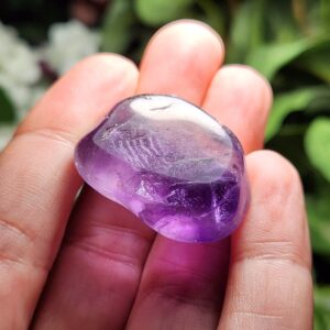 Tumbled Amethyst Crystal: Brazilian Amethyst, Polished Specimen