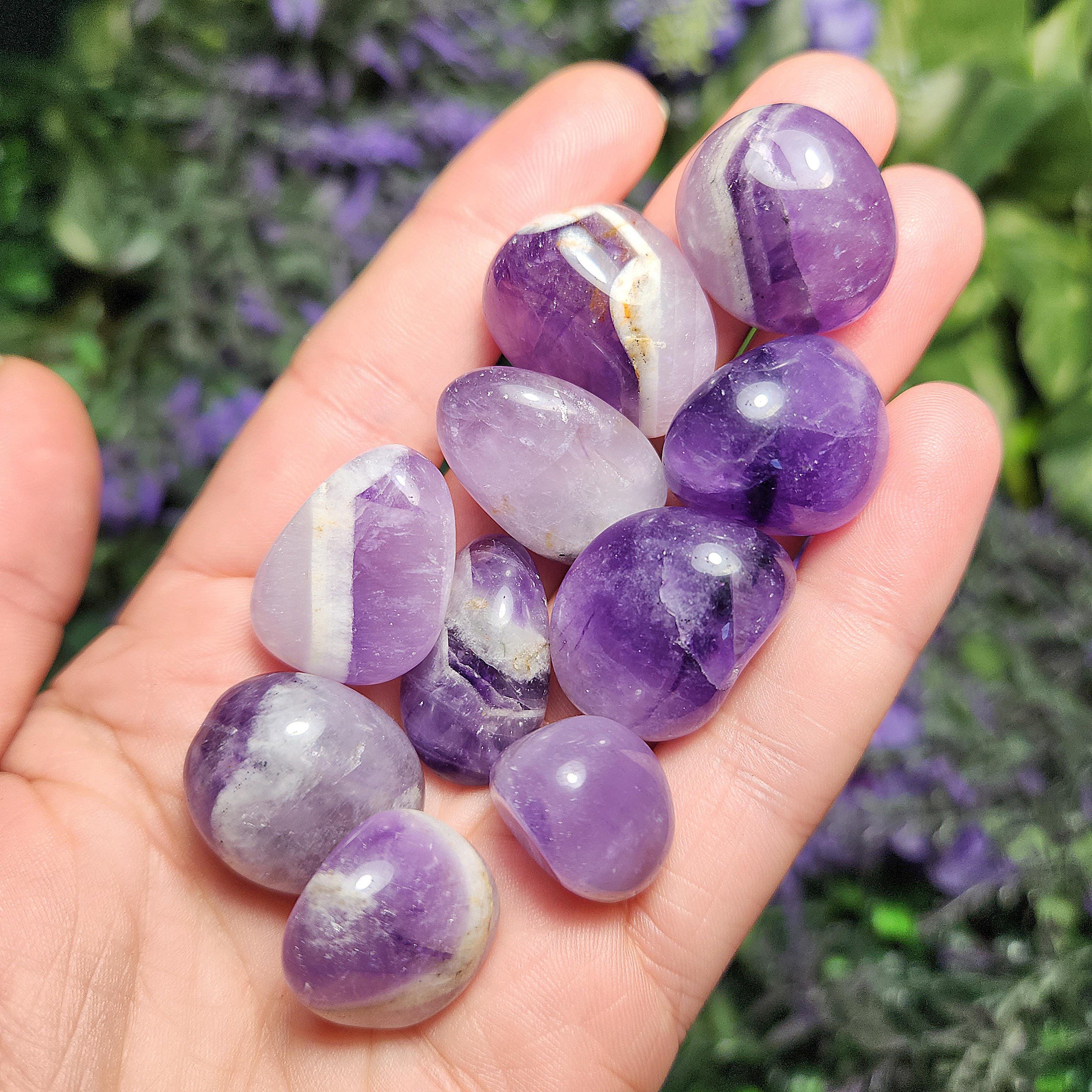 Tumbled Amethyst Crystal: Polished Amethyst Specimen