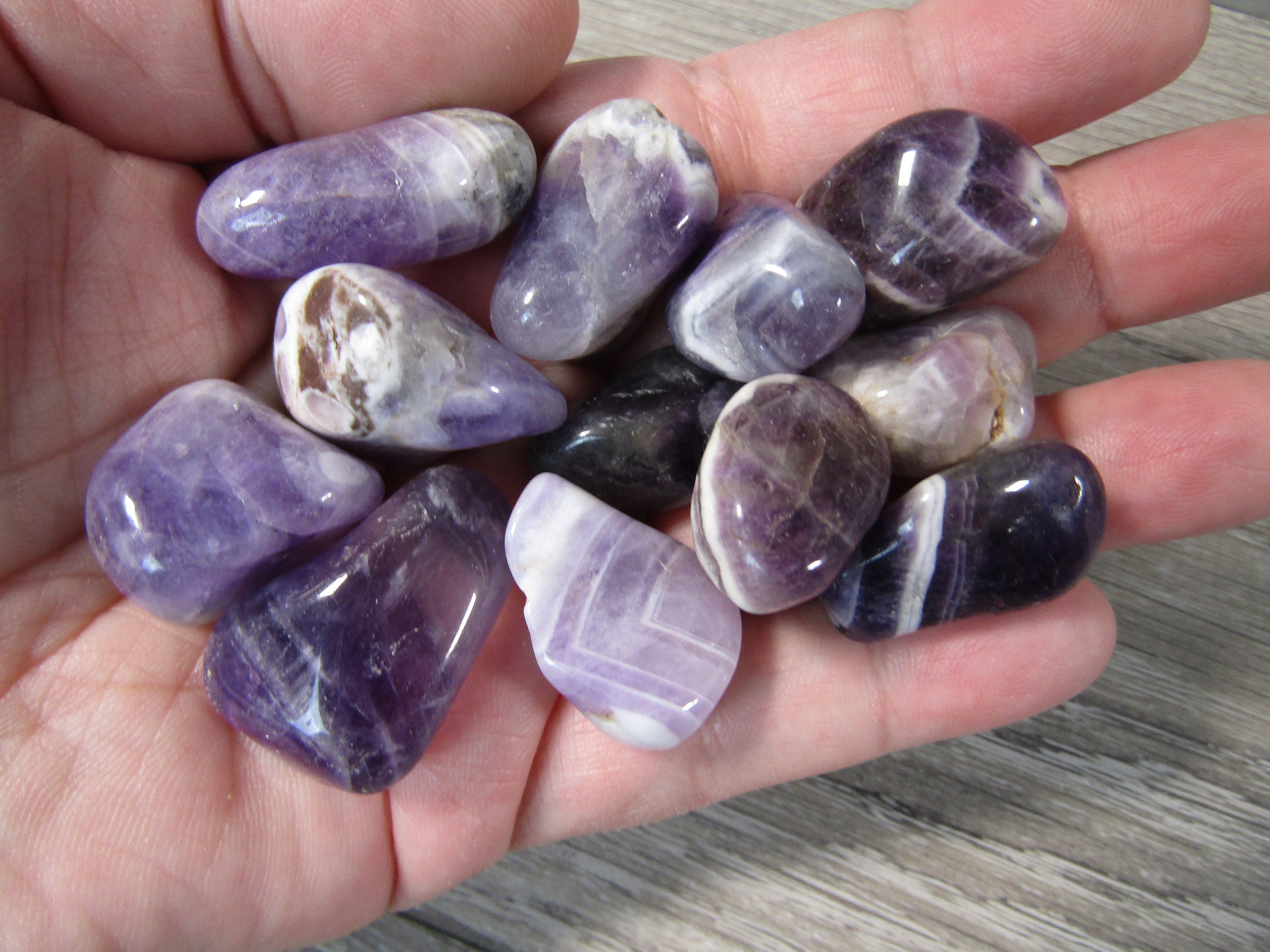 Medium Amethyst 3/4" Tumbled Stone