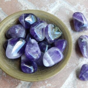 Natural Amethyst Tumbled Stone
