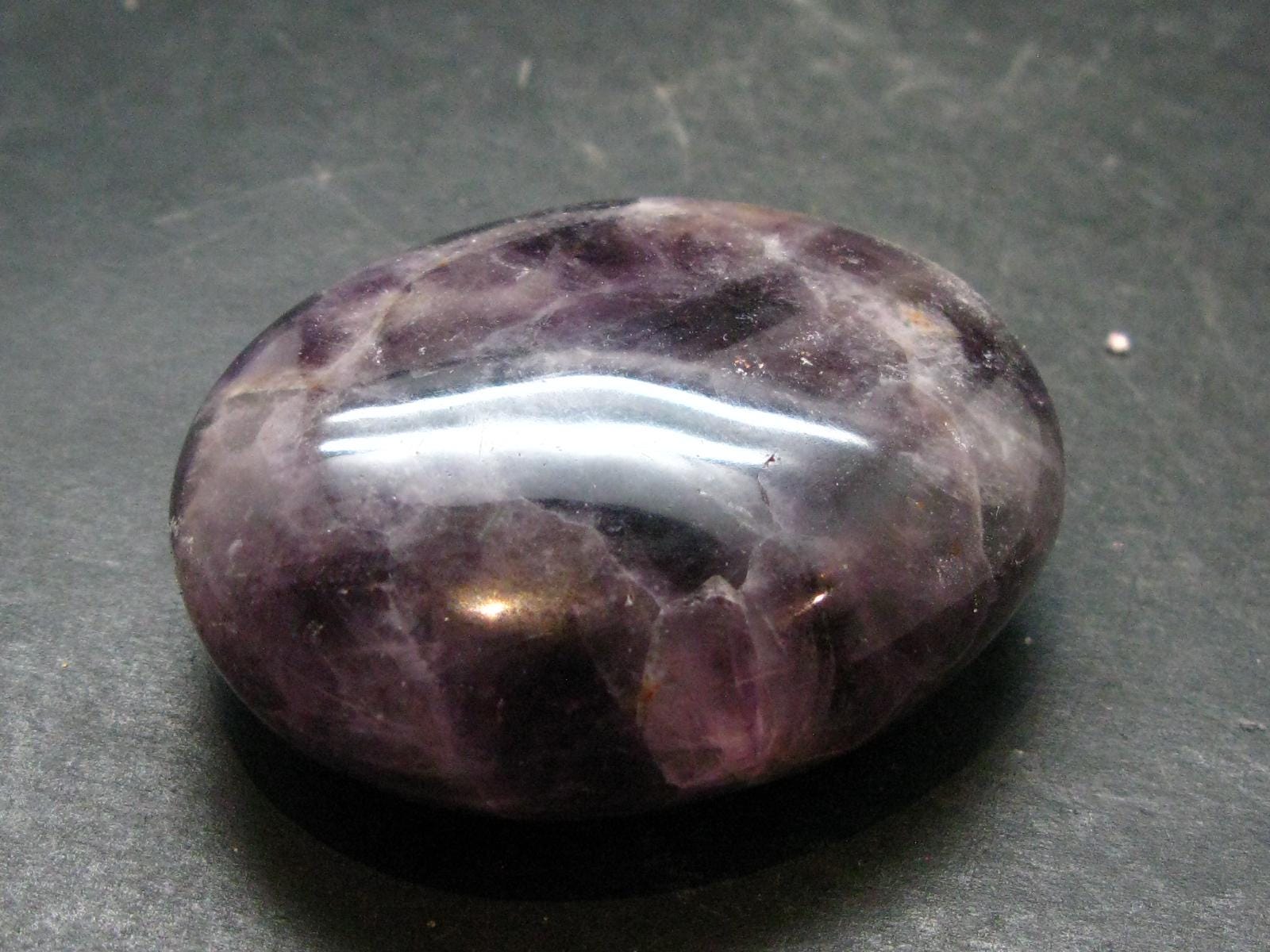 Rare Auralite Super 23 Amethyst Tumbled Stone From Canada - 2.1" - 71.50 Grams