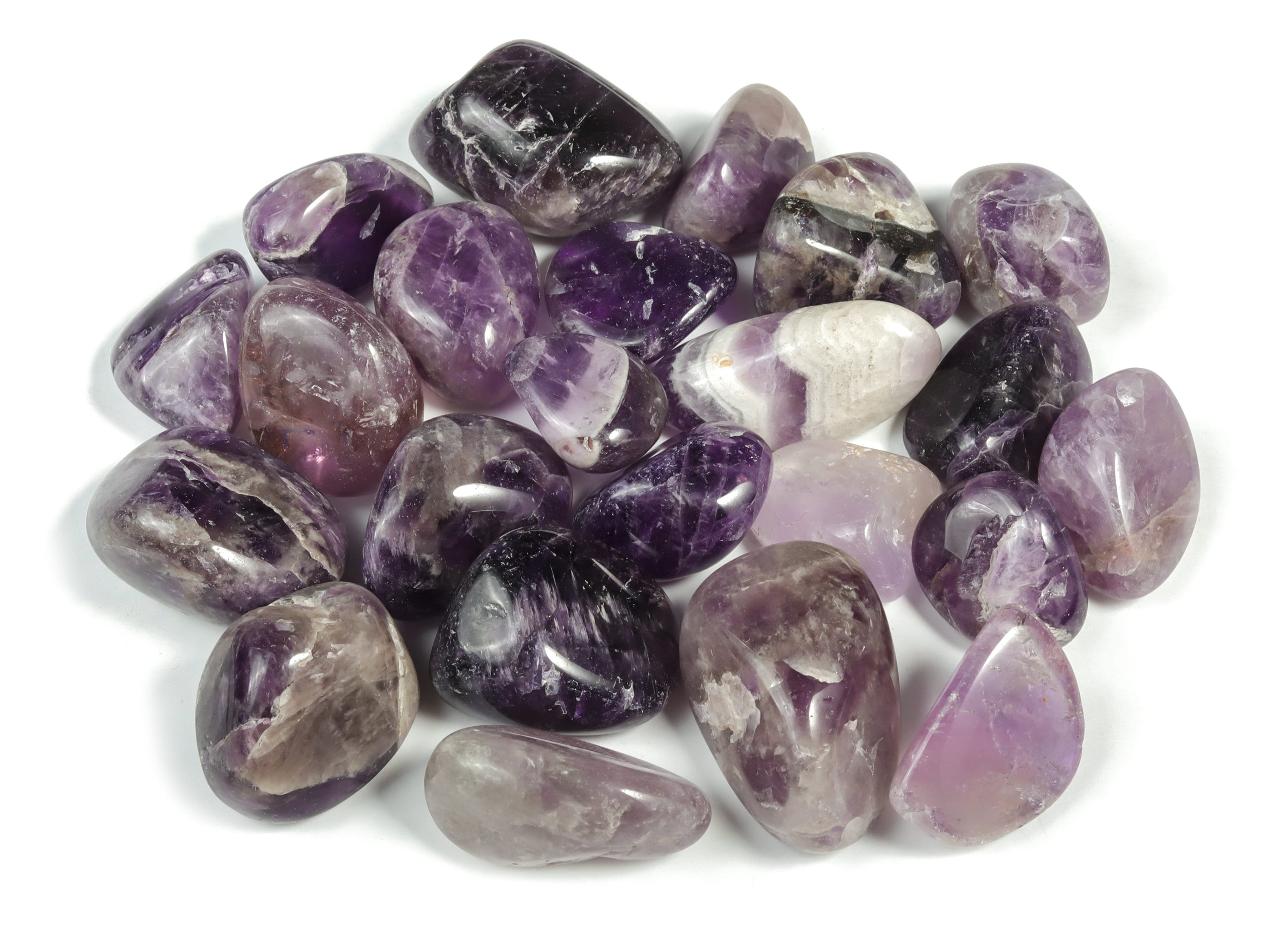 Amethyst Tumbled Stone - Amethyst Gemstone - Natural Gemstone –purple Loose Gemstone - Amethyst Stone - Tu1005