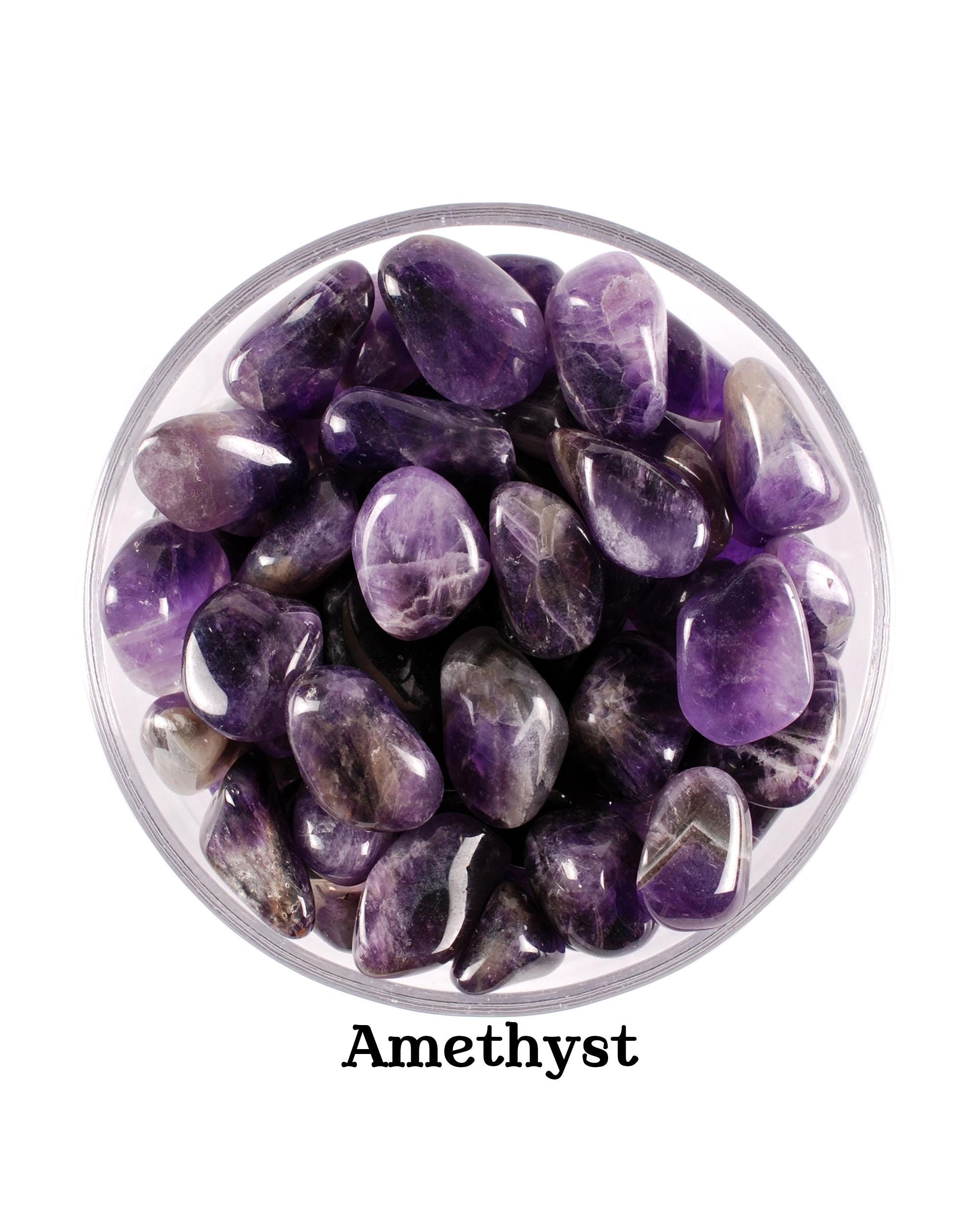 Amethyst Tumbled Stone, Polished Purple Crystal, Intuition A Altar Ritual Healing Gem Amethyst Tumbled Stone, Polished Purple Crystal, Intuition A Altar Ritual Healing Gem