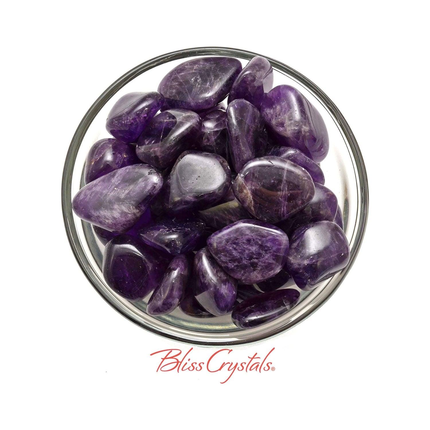Amethyst Super Purple Tumbled Stone Crystal #ap55