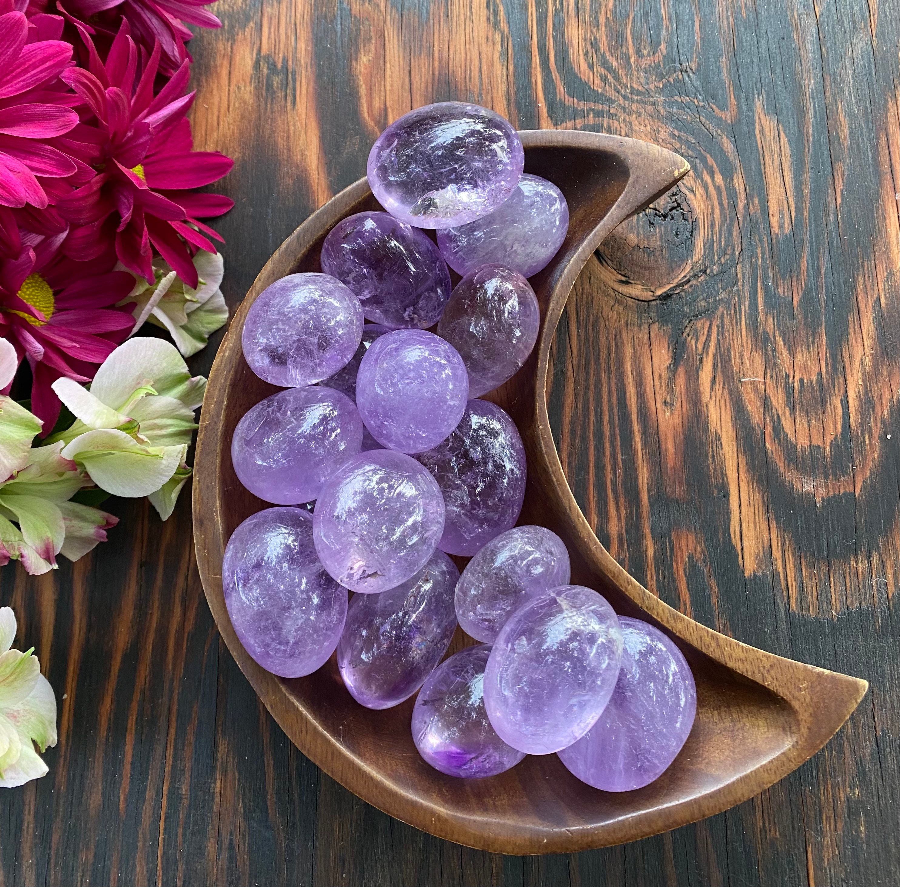 Amethyst Tumble, Amethyst, A+ Amethyst, Qty. 1 Amethyst Tumble, Amethyst, A+ Amethyst, Qty. 1