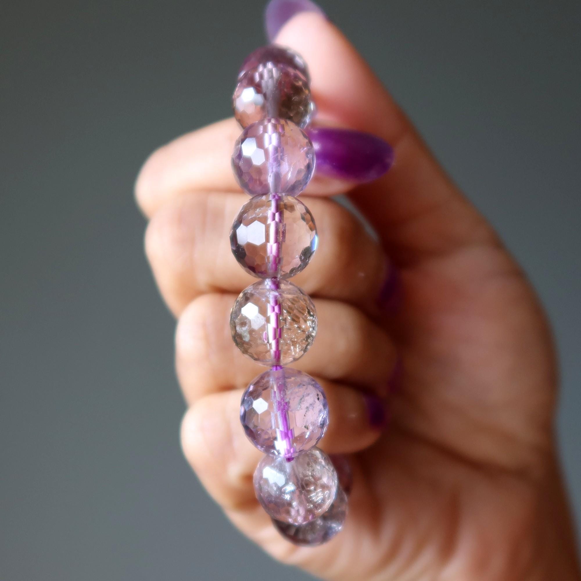 Amethyst Bracelet Ametrine Joyful Faceted Gem