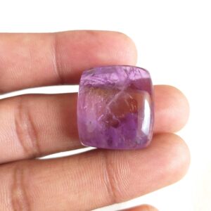 Baguette Ametrine Cabochon: 44 Carat Gemstone, 24x22x9 MM