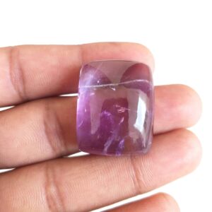 Baguette Ametrine Cabochon: 75 Carat Gemstone, 29x23x12 mm