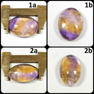 Massive~ Natural Ametrine Cabochon. Yellow Purple Ametrine Gemstone. Bio Color Ametrine Smooth. Purple Ametrine Loose For Jewelry. Anm-b