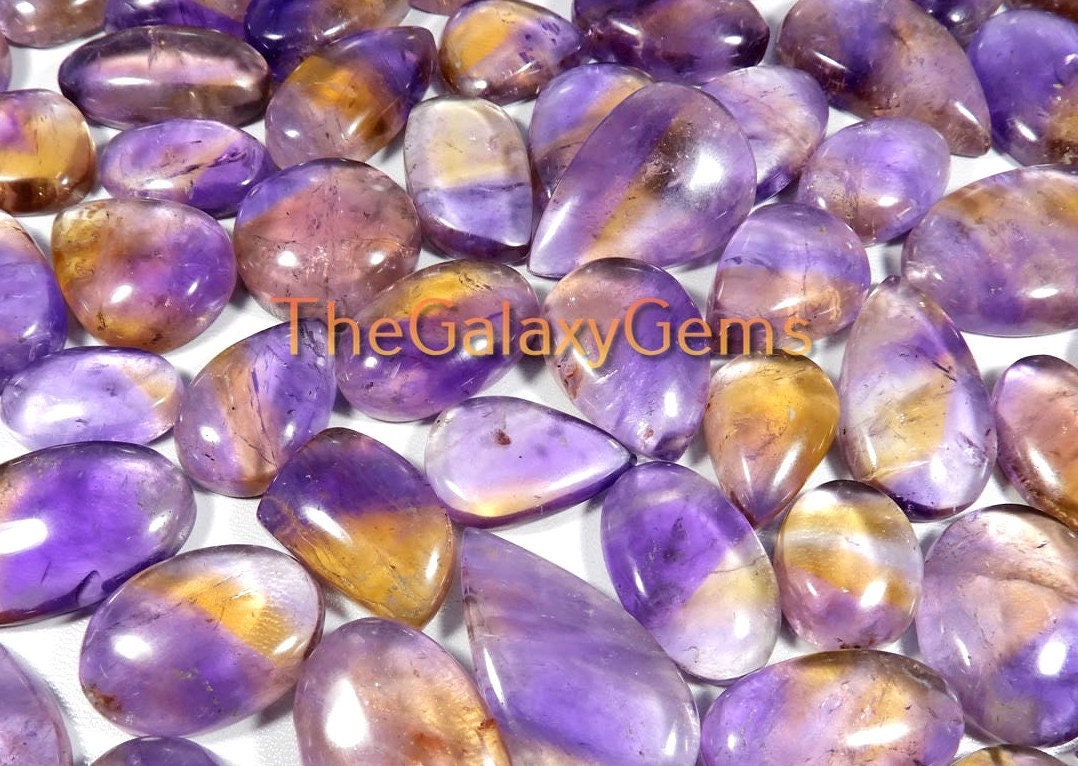 Ametrine. Yellow Purple Ametrine. Natural Bio Color Ametrine Cabochon. Ametrine Gemstone. Polished Ametrine Bulk Wholesale Lot Up To 5000cts Ametrine. Yellow Purple Ametrine. Natural Bio Color Ametrine Cabochon. Ametrine Gemstone. Polished Ametrine Bulk Wholesale Lot Up To 5000cts