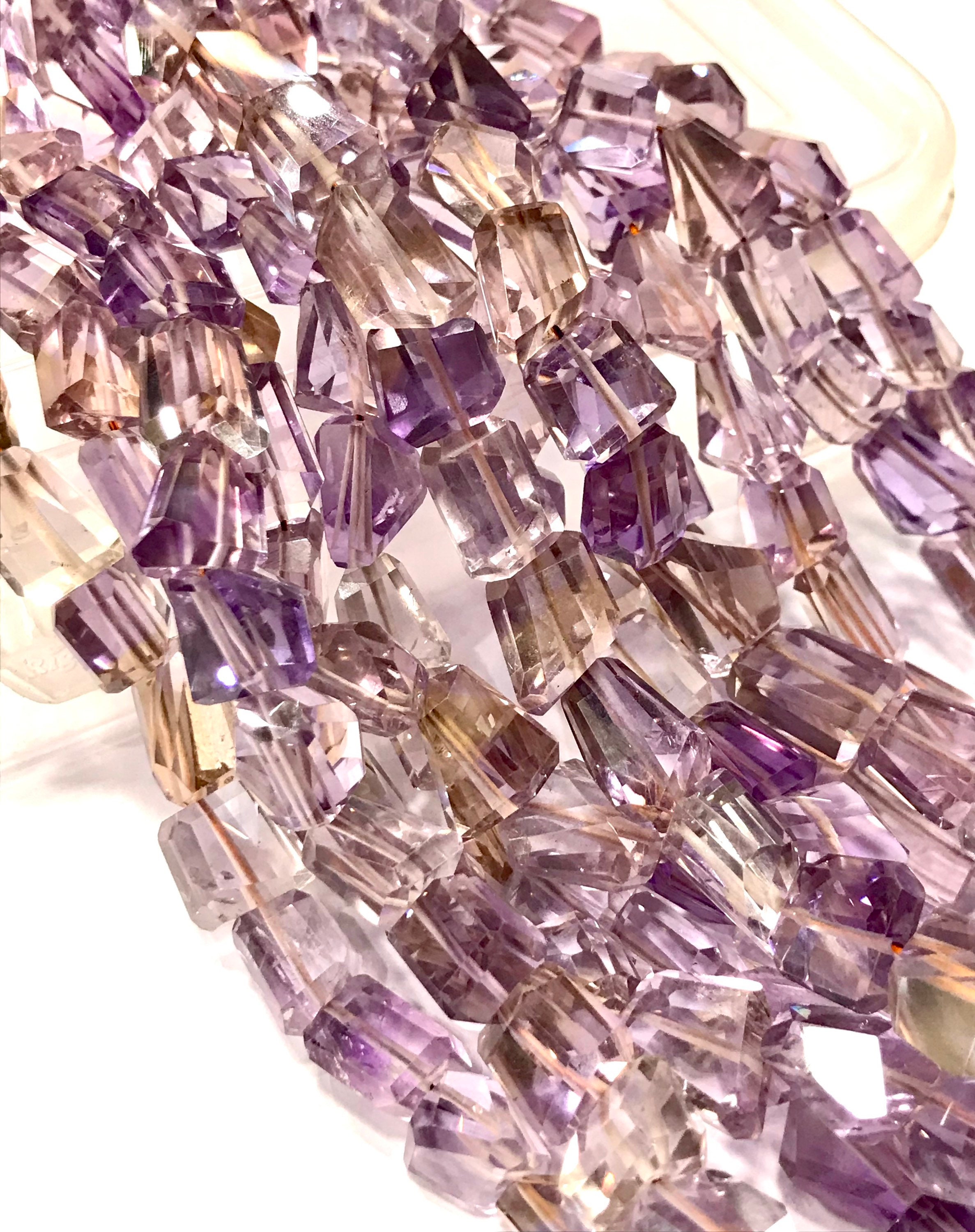 Beautiful~~bolivia Ametrine Faceted Nuggets Beads Natural Ametrine Gemstone Bead Ametrine Laser Cut Nuggets Ametrine Nuggets Beaded Necklace Beautiful~~bolivia Ametrine Faceted Nuggets Beads Natural Ametrine Gemstone Bead Ametrine Laser Cut Nuggets Ametrine Nuggets Beaded Necklace