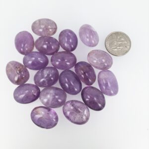 Genuine Ametrine Smooth Nuggets 16x25mm. Natural purple gemstone beads. DIY loose beads. Center beads. Wire wrapping