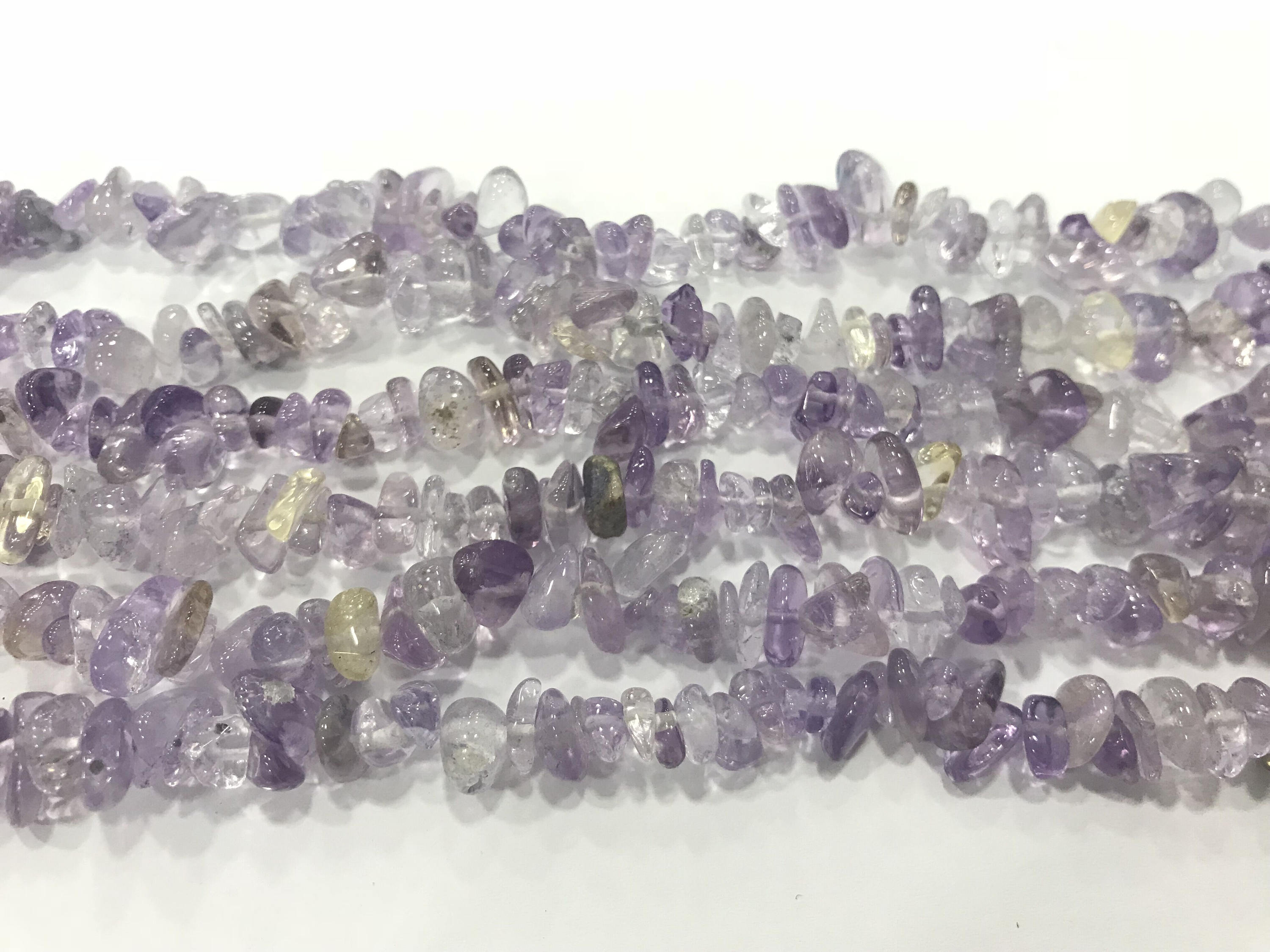 Natural Ametrine 5-8mm Chips Genuine Loose Nugget Beads 34 Inch Jewelry Supply Bracelet Necklace Material Support