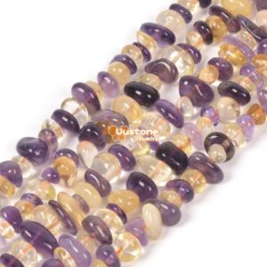Natural Ametrine Freedom Chips Loose Beads 7-14mm For Jewelry Making Diy Handmade Craft 16 Inch