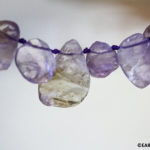 Xl/ Genuine Ametrine 12-30x Rough Fancy Drop. Multi-color Raw Amethyst Citrine Semi Precious Gemstone Beads