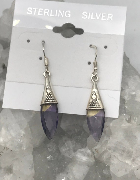 Faceted Ametrine Earrings