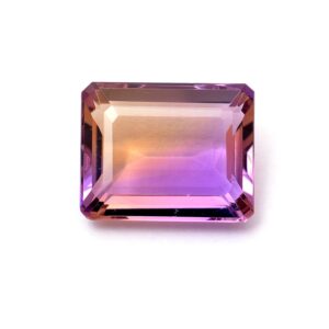 Natural Aaa+ Ametrine Gemstone 15x18mm Octagon Cut Stone, Bi-color Ametrine Semi Precious Gemstone Faceted Loose Octo Cut Natural Aaa+ Ametrine Gemstone 15x18mm Octagon Cut Stone, Bi-color Ametrine Semi Precious Gemstone Faceted Loose Octo Cut