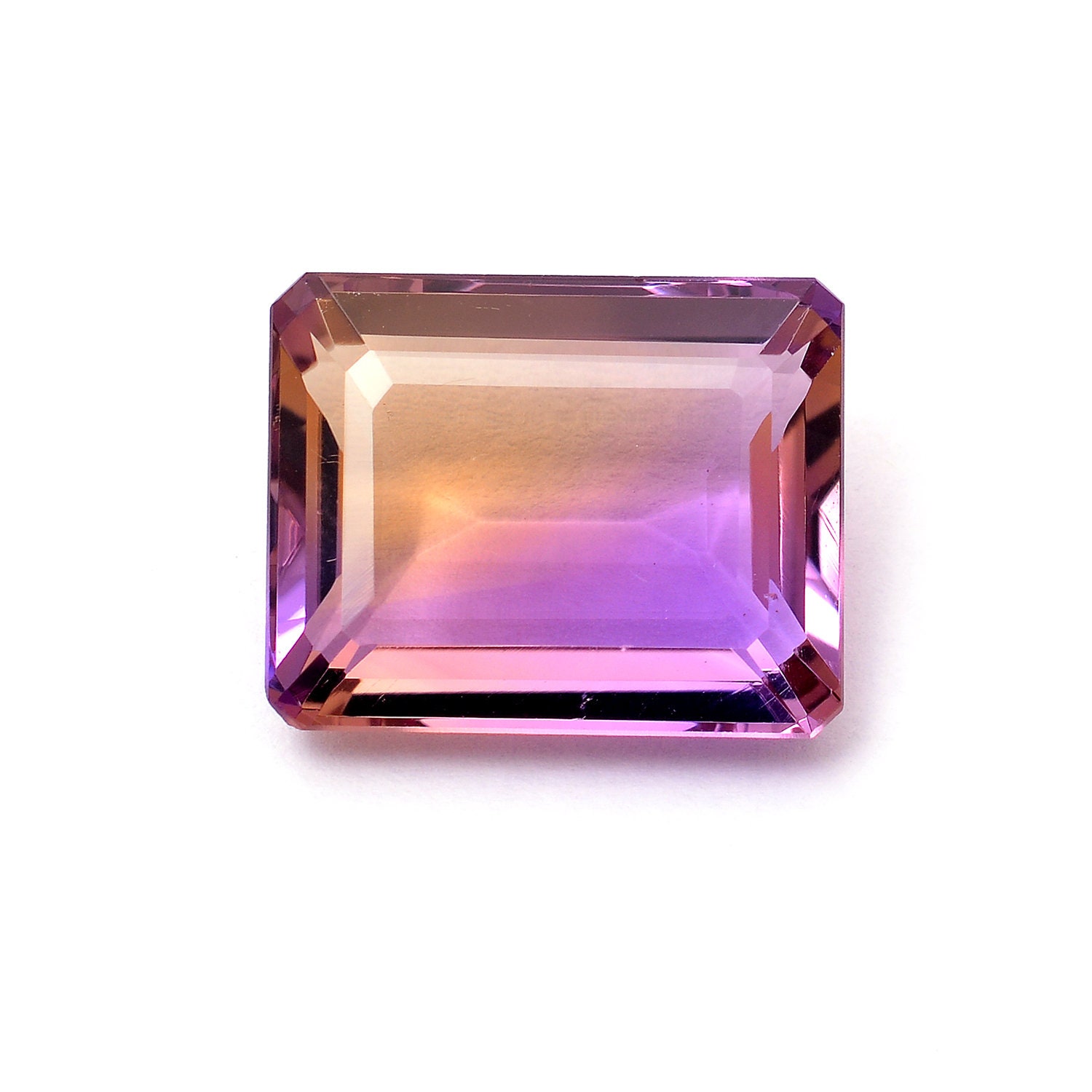 Natural Aaa+ Ametrine Gemstone 15x18mm Octagon Cut Stone, Bi-color Ametrine Semi Precious Gemstone Faceted Loose Octo Cut Natural Aaa+ Ametrine Gemstone 15x18mm Octagon Cut Stone, Bi-color Ametrine Semi Precious Gemstone Faceted Loose Octo Cut