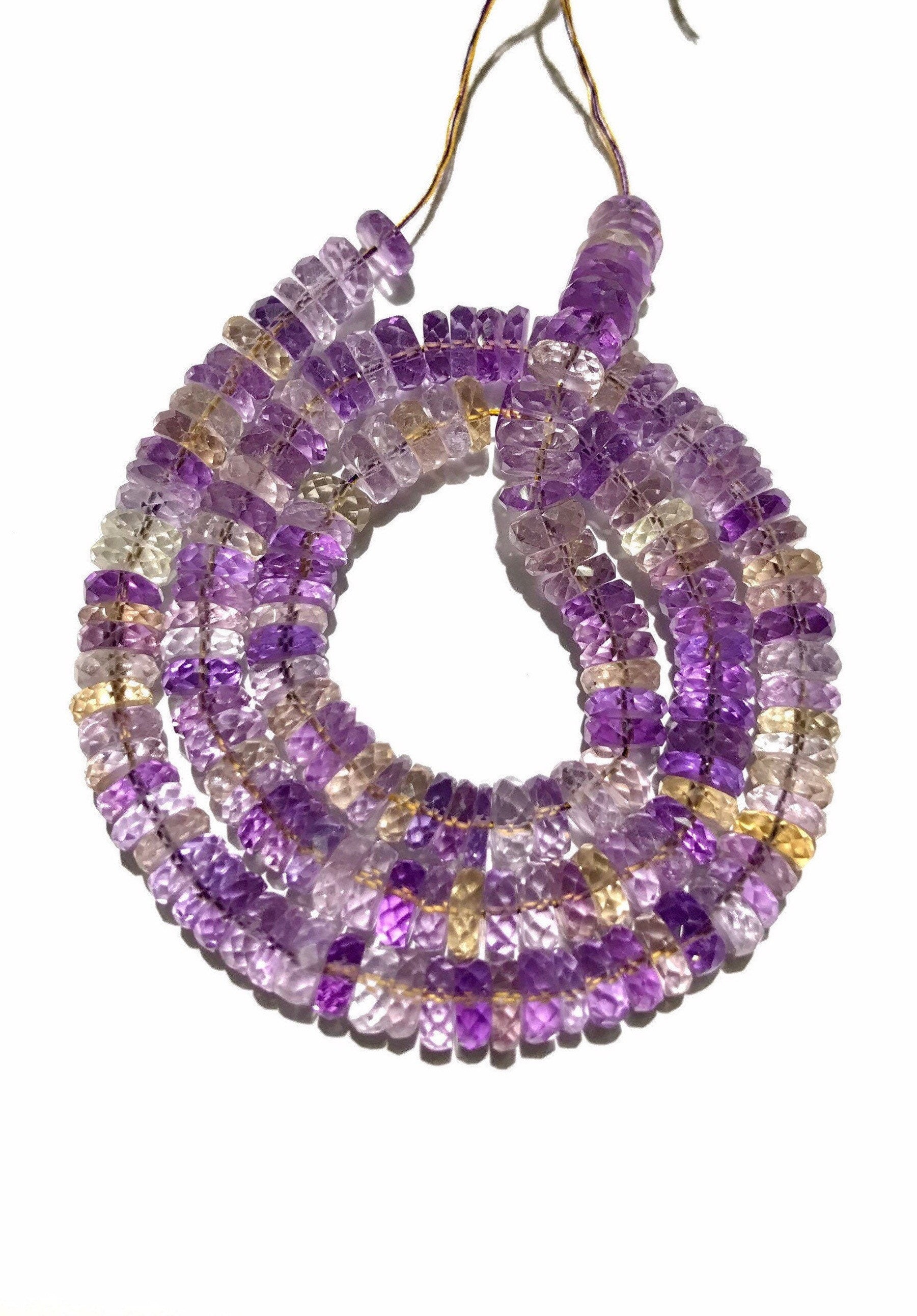 Sparkling~aaa+ Ametrine Faceted Wheel Shape Beads Natural 5-7mm Ametrine Tyre Shape Beads Ametrine Flat Rondelles Ametrine Gemstone Beads Sparkling~aaa+ Ametrine Faceted Wheel Shape Beads Natural 5-7mm Ametrine Tyre Shape Beads Ametrine Flat Rondelles Ametrine Gemstone Beads
