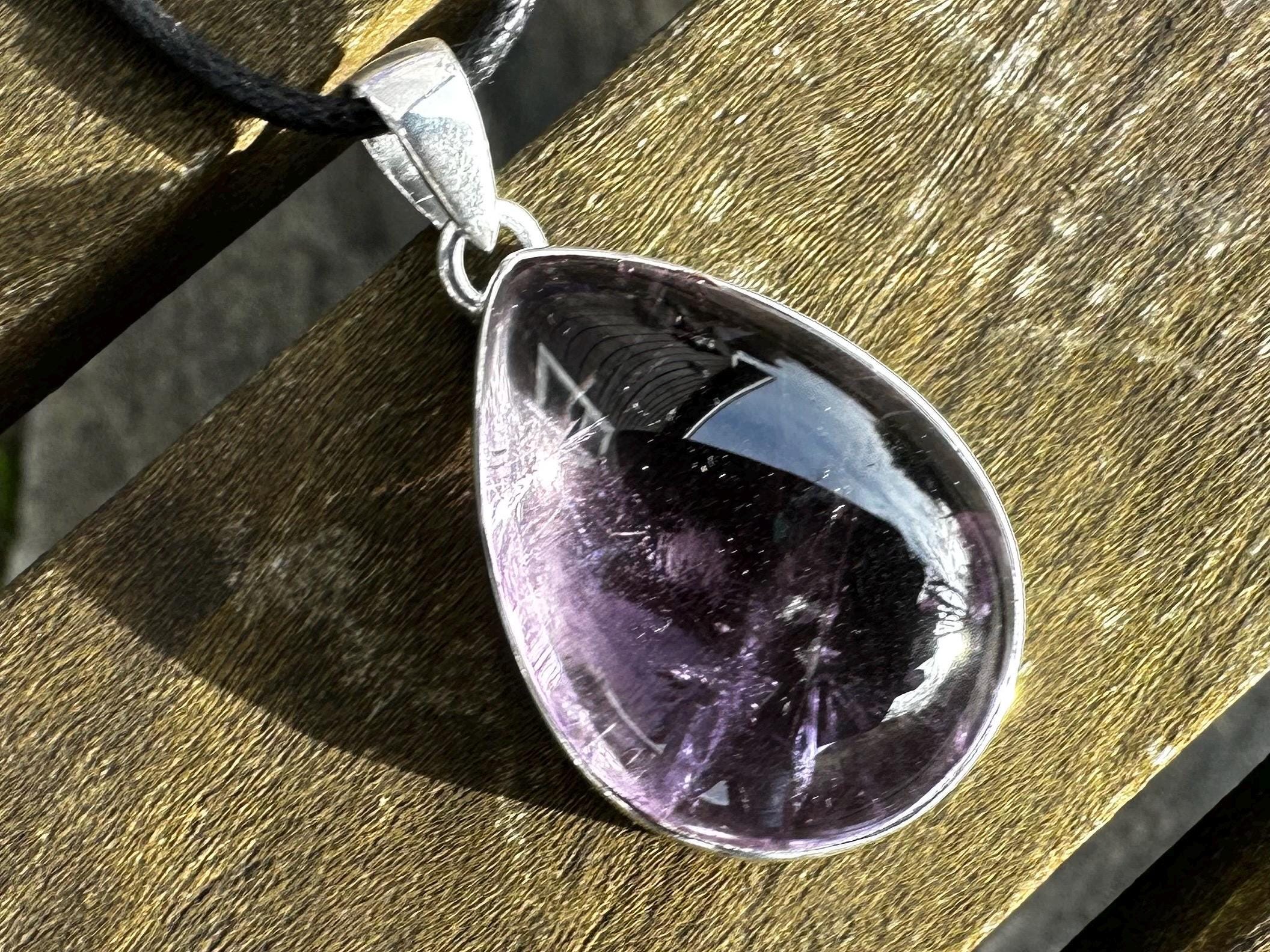 Ametrine 925 Silver Healing Stone Necklace!