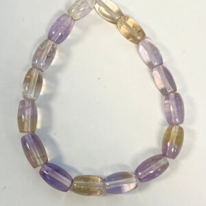 Ametrine 12x7mm Oval Gemstone beads -- 7 inch strand Ametrine 12x7mm Oval Gemstone beads -- 7 inch strand
