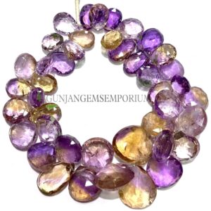 Aaa Sparkling Ametrine Beads Golden Purple African Ametrine Gemstone Beads Faceted Peardrops Beads 8” Bracelet Beautiful Ametrine Briolettes Aaa Sparkling Ametrine Beads Golden Purple African Ametrine Gemstone Beads Faceted Peardrops Beads 8” Bracelet Beautiful Ametrine Briolettes