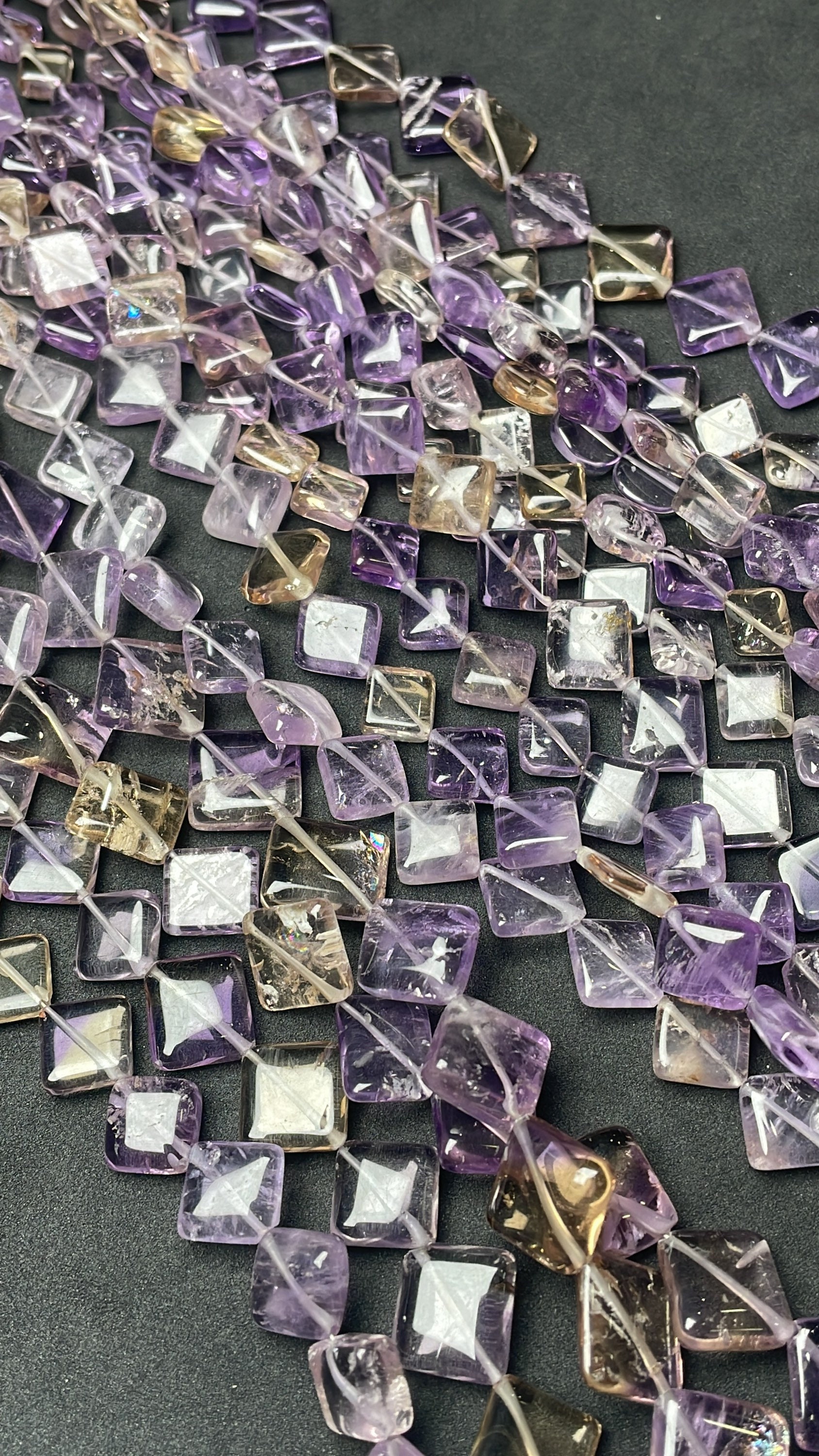 Independence Day Sale Beautiful Natural Ametrine Smooth Kite Shaped 10/10 Mm Approx Beads 10 Inches, Ametrine Beads An Amazing Item Independence Day Sale Beautiful Natural Ametrine Smooth Kite Shaped 10/10 Mm Approx Beads 10 Inches, Ametrine Beads An Amazing Item