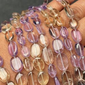 Natural 10 Inches AMETRINE Smooth Oval Shapes 7/10 MM Approx Beads, Ametrine Beads An Amazing Item Natural 10 Inches AMETRINE Smooth Oval Shapes 7/10 MM Approx Beads, Ametrine Beads An Amazing Item