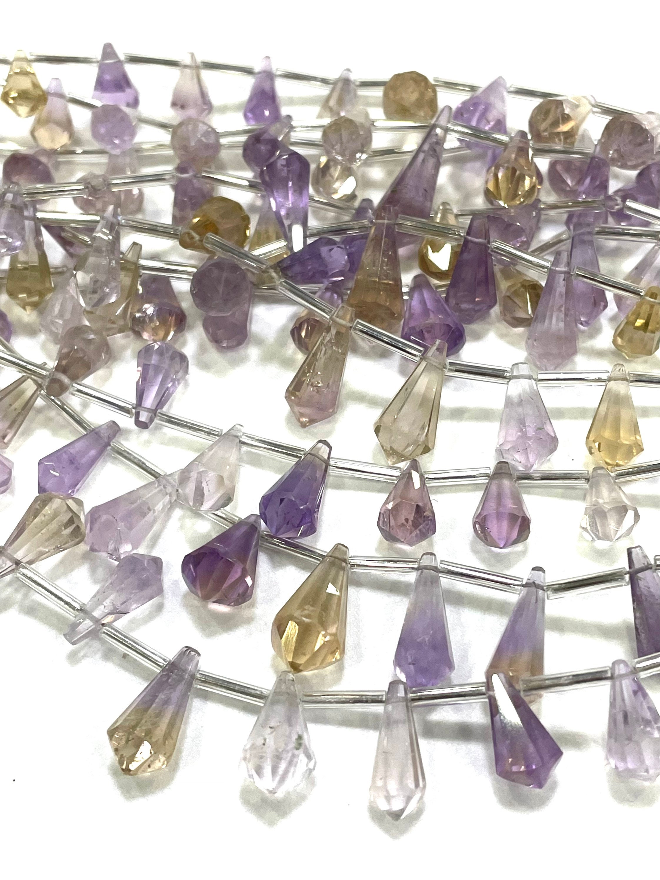 New Brand Natural Ametrine Fancy Cone Cut Briolettes Beads Size 8/13 Mm Approx 8 Inch Ametrine Bead An Amazing Item, Gemstone Wholesale Bead New Brand Natural Ametrine Fancy Cone Cut Briolettes Beads Size 8/13 Mm Approx 8 Inch Ametrine Bead An Amazing Item, Gemstone Wholesale Bead
