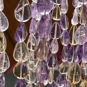 New Brand Natural Ametrine Smooth Flat Tumble Shaped Beads, 9x7.5-20x10.5 Mm Approx 9 Inches Ametrine Beads Beads For Jewelry New Brand Natural Ametrine Smooth Flat Tumble Shaped Beads, 9x7.5-20x10.5 Mm Approx 9 Inches Ametrine Beads Beads For Jewelry