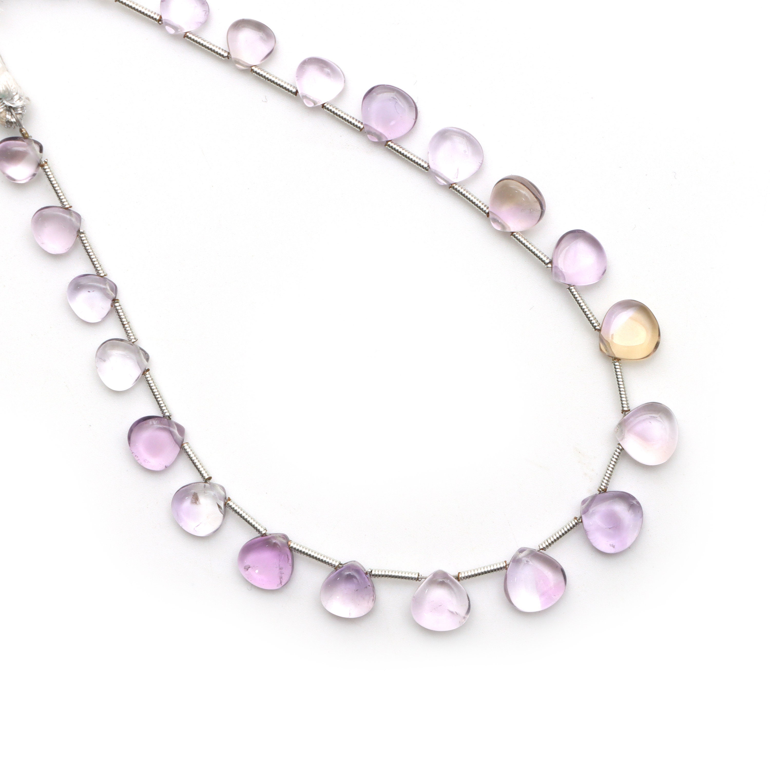 Ametrine Smooth Heart Beads, 6.5x6.5 Mm To 8.5x8.5 Mm, Ametrine Jewelry Making Beads, 8.5 Inches Full Strand, Price Per Strand Ametrine Smooth Heart Beads, 6.5x6.5 Mm To 8.5x8.5 Mm, Ametrine Jewelry Making Beads, 8.5 Inches Full Strand, Price Per Strand