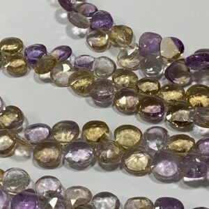 Top Quality 8 Inch AMETRINE Side Drilled Heart Briolette Beads,Natural Ametrine Beads 8-9 mm Approx Ametrine Heart Shape Beads For Sale Top Quality 8 Inch AMETRINE Side Drilled Heart Briolette Beads,Natural Ametrine Beads 8-9 mm Approx Ametrine Heart Shape Beads For Sale