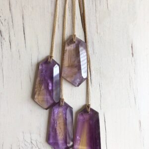 Ametrine Pendant Necklace: 14k Gold-Filled Gemstone Jewelry