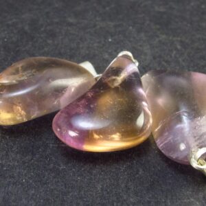 Set Of 3 Ametrine Pendant From Bolivia