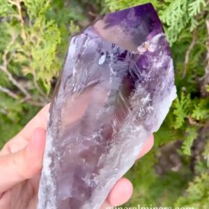 8.2 inch Ametrine Wand, Raw Ametrine, Brazilian Ametrine Point, Amethyst and Citrine Laser, Natural Color Zone Ametrine, Citrine Phantom Gem 8.2 inch Ametrine Wand, Raw Ametrine, Brazilian Ametrine Point, Amethyst and Citrine Laser, Natural Color Zone Ametrine, Citrine Phantom Gem