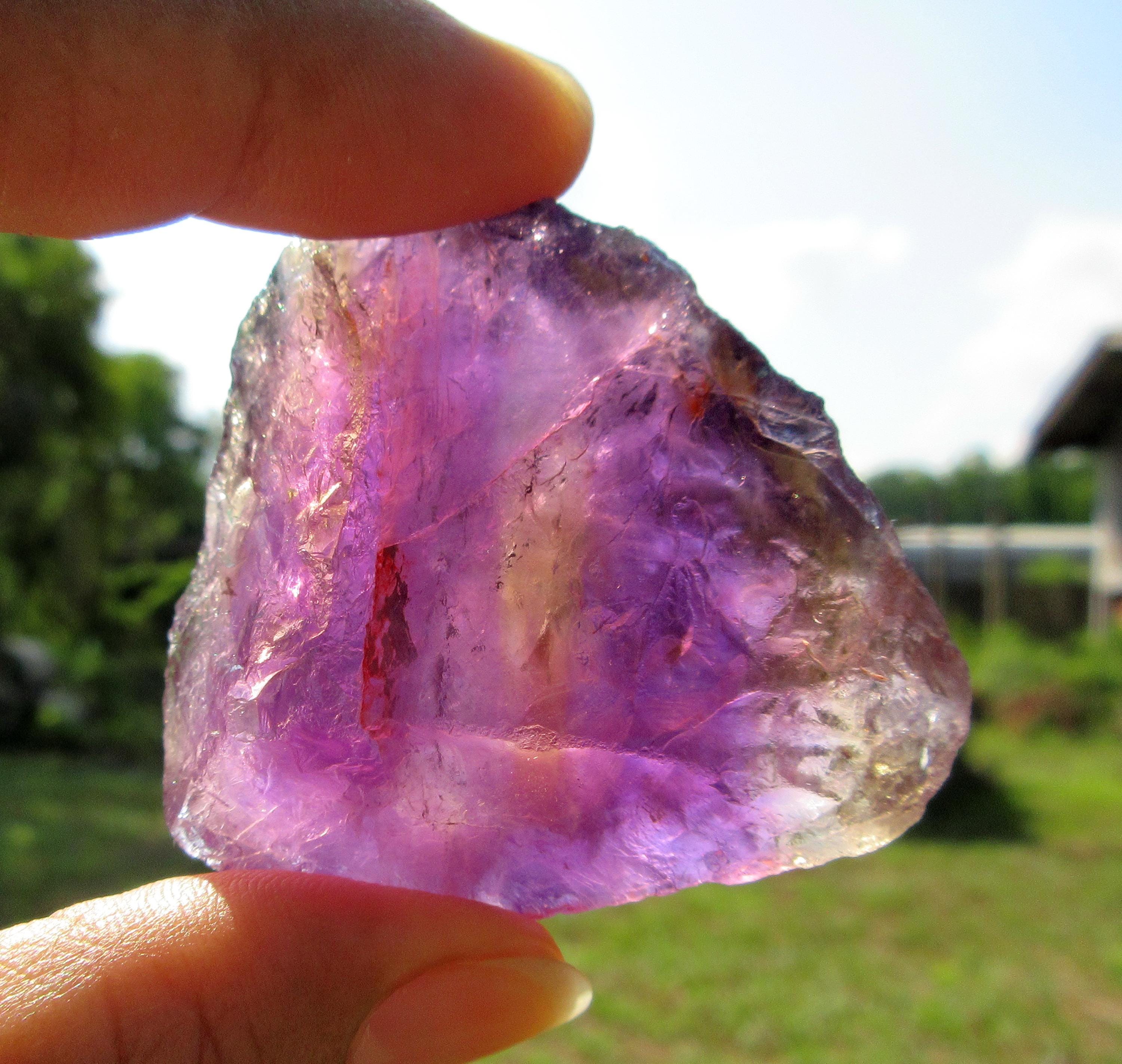 Raw Amethyst / Ametrine Specimen. 296.65 Crt (59.3 Grm)
