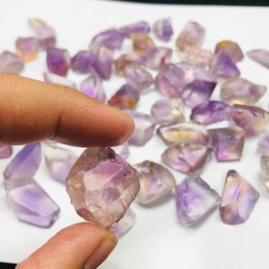 Mix Color Ametrine Rough Stone | Transparent Crystal Lot 20-30mm Mix Color Ametrine Rough Stone | Transparent Crystal Lot 20-30mm