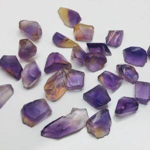 Multi Color Ametrine Rough Stone | Clean Transparent Crystal Lot 18-30mm Multi Color Ametrine Rough Stone | Clean Transparent Crystal Lot 18-30mm