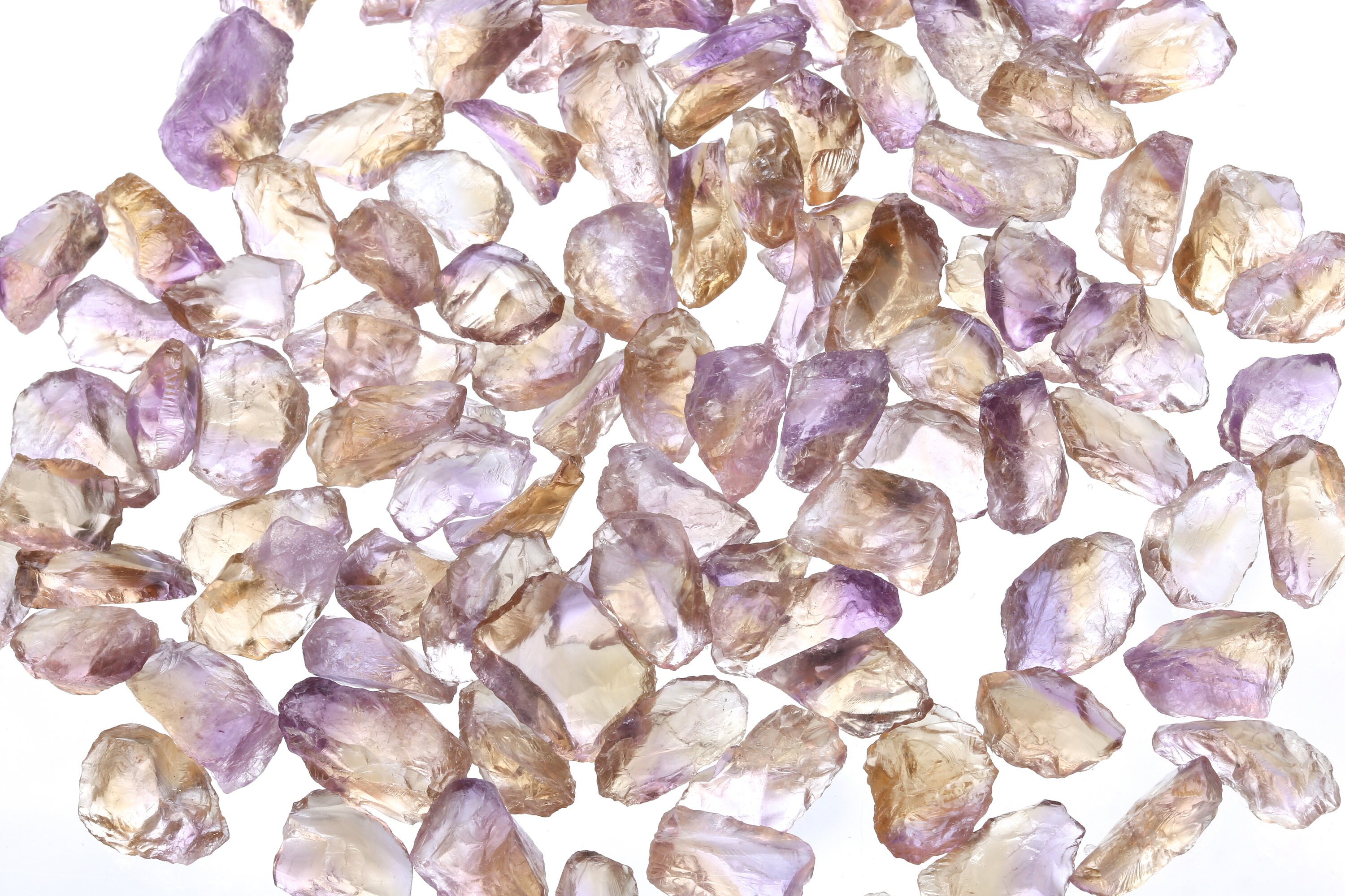 Raw Ametrine Pieces, Rough Ametrine, Genuine Ametrine Crystal, Healing Crystal, Bulk Raw Gemstone, Lametrine007