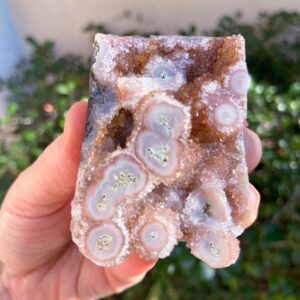 Rare Ametrine Stalactite Specimen With Sparkly Druzy, Exact One, 2.25", 122g